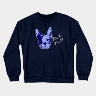 Boston Terrier Accent Crewneck Sweatshirt